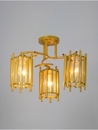 Люстра «Элизабет» 3×40 Вт Е27 золото - фото 5022374