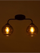 Люстра «Модерн» 2×40 Вт Е27 черный - фото 5022418