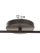 Люстра «Модерн» 2×40 Вт Е27 черный - фото 5022420