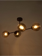 Люстра «Истра» 4×40 Вт Е27 черный - фото 5022448