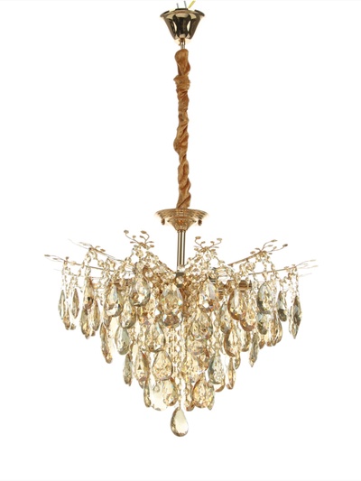 Люстра «Итали» 9×40 Вт Е14 золото 50×50×44(60)см