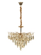 Люстра «Итали» 9×40 Вт Е14 золото 50×50×44(60)см - фото 5022458