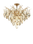 Люстра «Итали» 9×40 Вт Е14 золото 50×50×44(60)см - фото 5022459