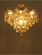 Люстра «Итали» 9×40 Вт Е14 золото 50×50×44(60)см - фото 5022461