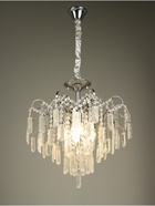 Люстра «Богемия» 6×40 Вт Е14 серебро 50×50×51(60)см - фото 5022475