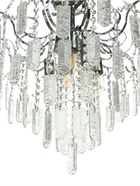 Люстра «Богемия» 6×40 Вт Е14 серебро 50×50×51(60)см - фото 5022487