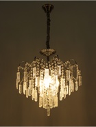 Люстра «Богемия» 6×40 Вт Е14 серебро 50×50×51(60)см - фото 5022476