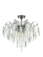 Люстра «Богемия» 6×40 Вт Е14 серебро 50×50×51(60)см - фото 5022478