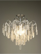 Люстра «Богемия» 6×40 Вт Е14 серебро 50×50×51(60)см - фото 5022479