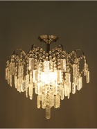 Люстра «Богемия» 6×40 Вт Е14 серебро 50×50×51(60)см - фото 5022480