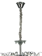 Люстра «Богемия» 6×40 Вт Е14 серебро 50×50×51(60)см - фото 5022482