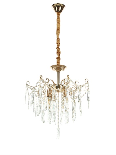 Люстра «Мона» 4×40 Вт Е14 золото 50×50×45(60)см