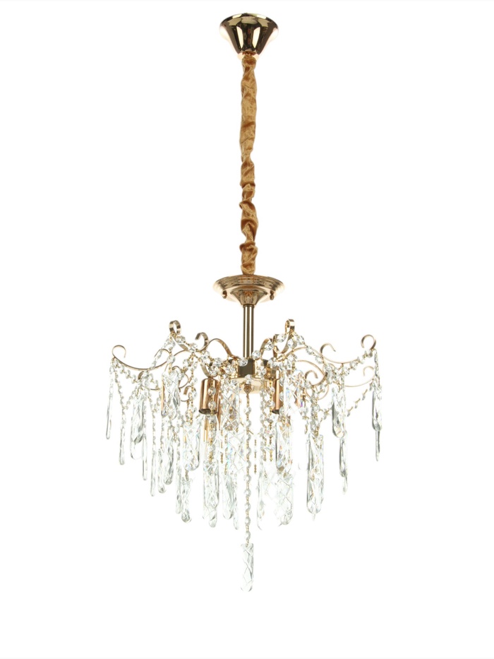 Люстра «Мона» 4×40 Вт Е14 золото 50×50×45(60)см - Фото 1