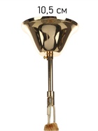 Люстра «Мона» 4×40 Вт Е14 золото 50×50×45(60)см - фото 5022522