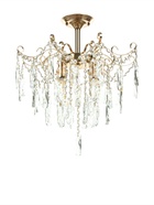 Люстра «Мона» 4×40 Вт Е14 золото 50×50×45(60)см - фото 5022516