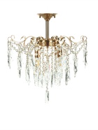 Люстра «Мона» 4×40 Вт Е14 золото 50×50×45(60)см - фото 5022519