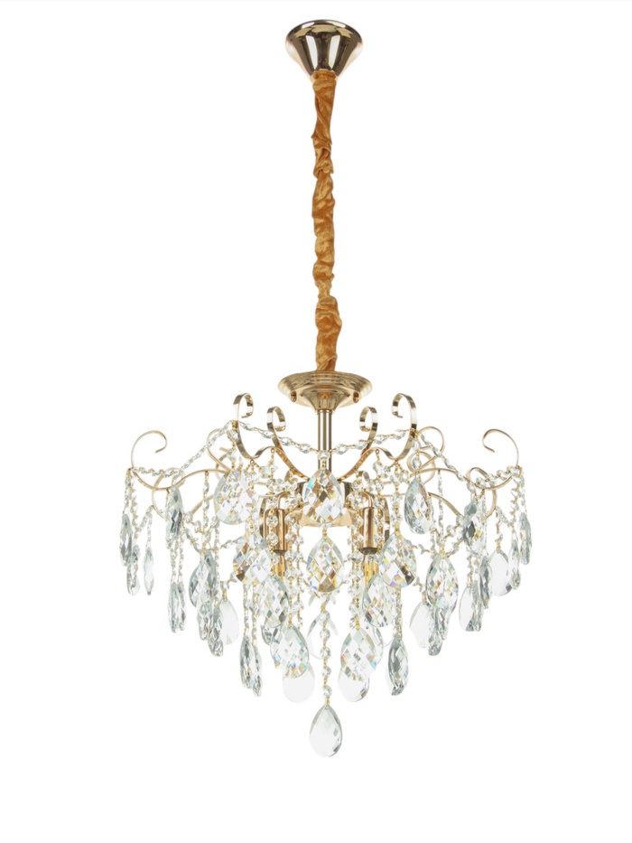 Люстра «Софи» 4×40 Вт Е14 золото 50×50×45(60)см