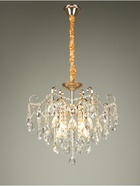 Люстра "Софи" 4х40Вт Е14 золото 50х50х45(60)см 10777053 Люстра "Софи" 4х40Вт Е14 золото 50х50х45(60)см 10777053