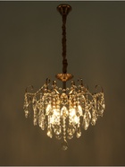 Люстра "Софи" 4х40Вт Е14 золото 50х50х45(60)см 10777053 Люстра "Софи" 4х40Вт Е14 золото 50х50х45(60)см 10777053