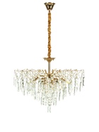 Люстра «Мария» 9×40 Вт Е14 золото 60×60×46(60)см - фото 46005418