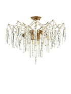 Люстра «Мария» 9×40 Вт Е14 золото 60×60×46(60)см - фото 46005419