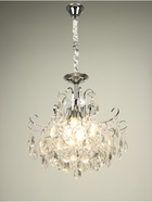 Люстра «Александра» 6×40 Вт Е14 серебро 50×50×58 см(60)см - фото 5022551