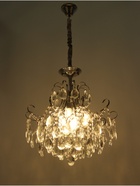 Люстра «Александра» 6×40 Вт Е14 серебро 50×50×58 см(60)см - фото 5022552