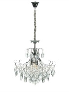 Люстра «Александра» 6×40 Вт Е14 серебро 50×50×58 см(60)см - фото 5022553