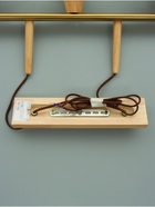 Светильник «Клео» 3×40 Вт Е27 бронза/коричневый 68×18×100 см - фото 41384982