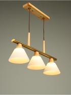 Светильник «Клео» 3×40 Вт Е27 бронза/коричневый 68×18×100 см - фото 41384975