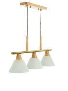 Светильник «Клео» 3×40 Вт Е27 бронза/коричневый 68×18×100 см - фото 41384977