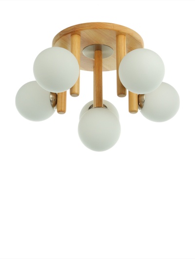 Светильник «Виноград» 6×40 Вт Е27 коричневый 54×54×39 см