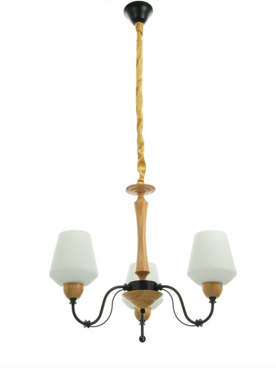 Люстра «Глория» 3×40 Вт Е27 черный/коричневый 60×60×50(+60)см