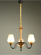 Люстра «Глория» 3×40 Вт Е27 черный/коричневый 60×60×50(+60)см - фото 5022637