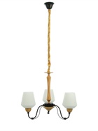 Люстра «Глория» 3×40 Вт Е27 черный/коричневый 60×60×50(+60)см - фото 5022639