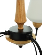 Люстра «Глория» 3×40 Вт Е27 черный/коричневый 60×60×50(+60)см - фото 5022644