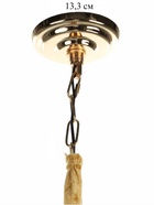 Люстра «Ребекка» 3×40 Вт Е27 белый/золото 45×45×46(+100)см - фото 5022672