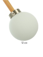 Люстра «Молекула» 6×40 Вт Е14 сатин/коричневый 89×89×66 см - фото 5022693