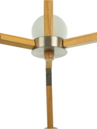 Люстра «Молекула» 6×40 Вт Е14 сатин/коричневый 89×89×66 см - фото 5022696