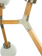 Люстра «Молекула» 6×40 Вт Е14 сатин/коричневый 89×89×66 см - фото 5022692