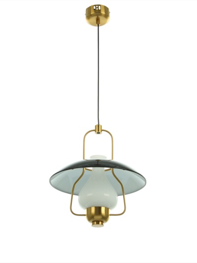 Светильник «Кёльн» 1×40 Вт Е27 бронза/черный 32×32×100 см