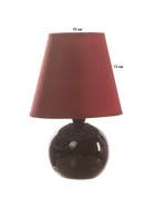 Лампа настольная «Шар черный» цв. бордовый 25 см, Е14 220V 15×15×24.5 см RISALUX - фото 4815027