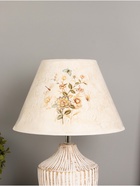 Лампа настольная 38043/1 E14 40Вт белый/бежевый 28х28х40 см RISALUX - фото 38892295