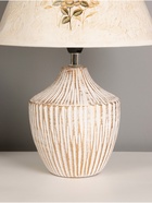 Лампа настольная 38043/1 E14 40Вт белый/бежевый 28х28х40 см RISALUX - фото 38892296