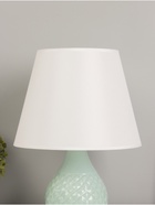 Лампа настольная 16369/1BL E14 40 Вт голубой/белый 25×25×34 см RISALUX - фото 38892307