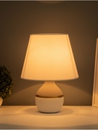 Настольная лампа «Алаис» E14 40 Вт бело-серый 25×25×35.5 см RISALUX - фото 4815053