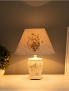 Лампа настольная 7555096TL/1 E14 40Вт белый/бежевый 28х28х32 см RISALUX 10876832