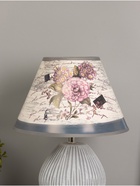 Лампа настольная 16615/1GY E14 40 Вт серый/золотой 22×22×35 см - фото 4815096