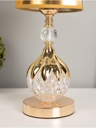 Настольная лампа с подсветкой "Аделина" Е27 40Вт 15х15х43 см золото 10876841