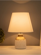 Настольная лампа "Барил" 1хE14 белый 25х25х35 см RISALUX 10876845